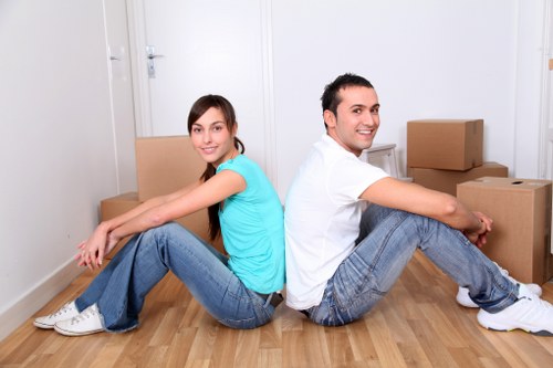 Professional team handling office relocation in Camden