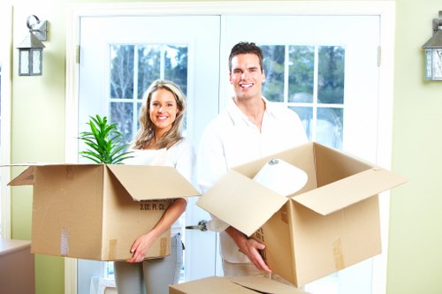 Professional team handling a commercial move in Camden